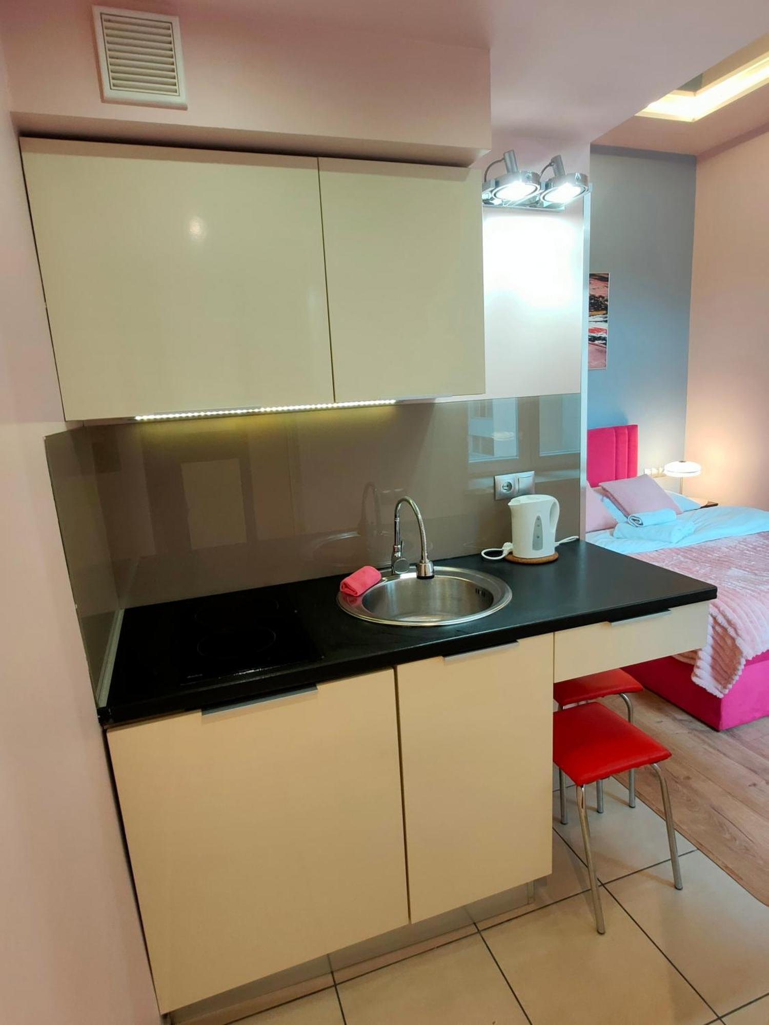 Mirror Pink Studio Apartment Krakow Exterior photo